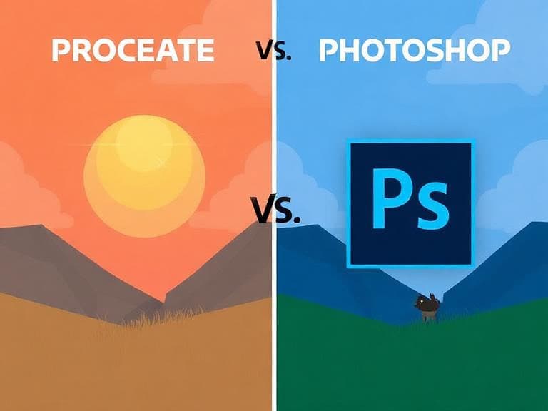 Procreate vs. Photoshop: Choosing the Right Software for Your Style