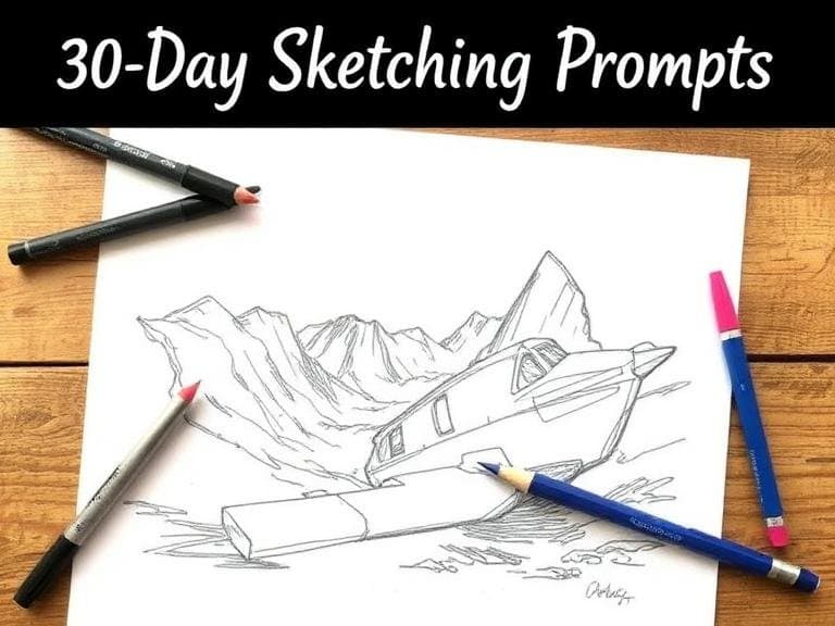 30-Day Sketching Prompts Gain Momentum Among Designers in 2025-2026